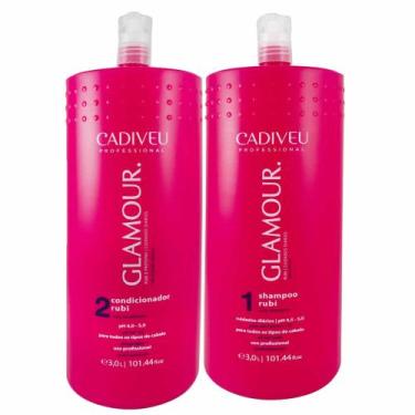 Imagem de Kit Glamour Cadiveu Shampoo 3l + Condicionador 3l