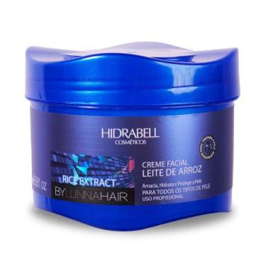 Imagem de Facial Leite de Arroz 250g Hidrabell Hidratante Facial e Pré Maquiagem