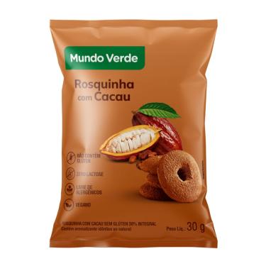Imagem de Rosquinha com Cacau sem Glúten Mundo Verde 30g