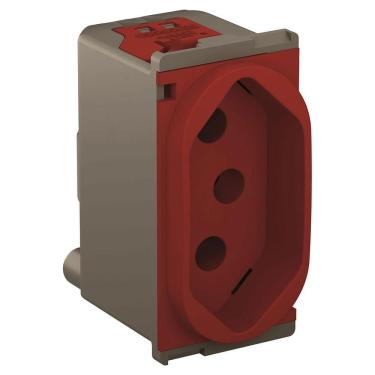 Imagem de Tomada 2p+t Pb 20a Nereya Vermelha - 663058 - Pial Tomada 2p+t Pb Ny Vm 20a Nereya Pial