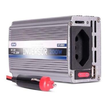 Imagem de Inversor Tensão 12V 220V 200W Veicular Transformador Tomada
