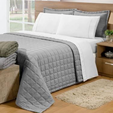 Imagem de Cobre Leito Soft Solteiro Cinza