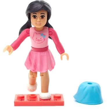 Imagem de Mega Construx American Girl Kitty Vestido Rosa Série 2 Figura