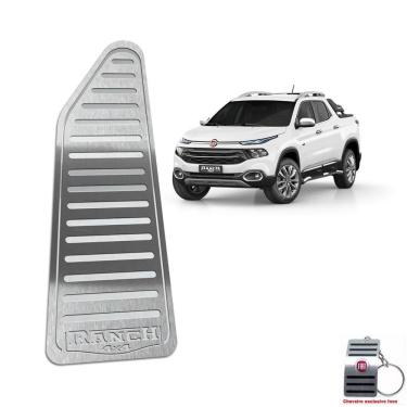 Imagem de Descanso de Pé Fiat Toro Ranch 2016 A 2021 Aço Inox Prata