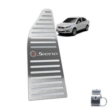 Imagem de Descanso de Pé Fiat Siena 2013 A 2016 Em Inox Prata