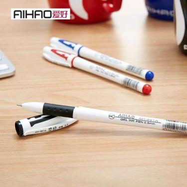 Imagem de Caneta Gel AIHAO AH-801A Vermelha 0,5mm - Importado