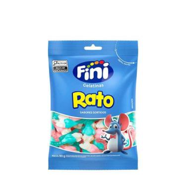 Imagem de Bala de Gelatina Rato Fini  80g