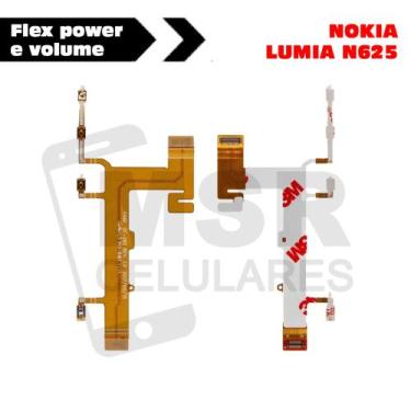 Imagem de Flex power e volume celular NOKIA modelo LUMIA N625