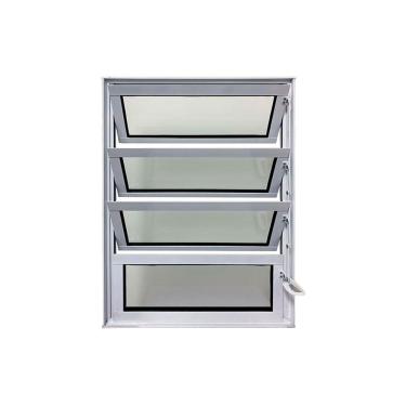 Imagem de Vitro Basculante de Alumínio Branco 80x60 Linha 25