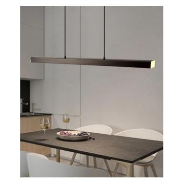 Imagem de Iluminação de lustre LED moderno para sala de jantar - Restaurante Long Hanging Lights Luminárias de escritório Iluminação de bar Lâmpadas de estudo Luminária de lustre