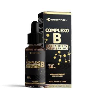 Imagem de Complexo B em Gotas Sublingual Vegano 30ml - Sabor Morango - Ecomev