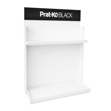 Imagem de Prat-K Black, Expositor de Prateleiras para Lojas, Display Organizador Branco