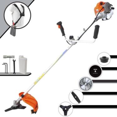 Imagem de Roçadeira Vulcan VR430P À Gasolina 43cc 1,7HP 10.000rpm Podador de Gra