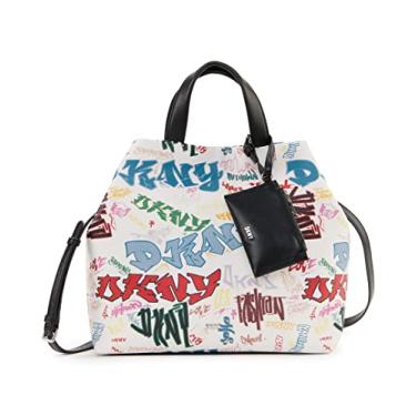 Imagem de DKNY Tess Grande Shopper, Branco/Multi, One Size