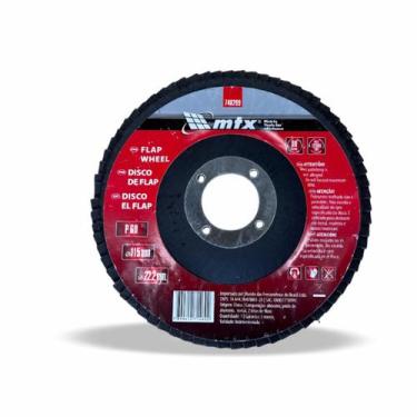 Imagem de Disco de Lixa Flap 4.1/2" 115X22mm Grão 60 MTX 740289