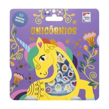 Imagem de Livro Com Adesivos Fofinhos: Unicórnios