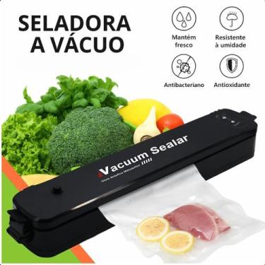 Imagem de Máquina Seladora Bivolt Portátil Alimentos Eficiente - ROMI
