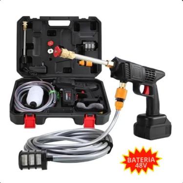 Imagem de Lavadora Alta Pressão Portátil Ideal Para Automóveis - ROMI, Bivolt
