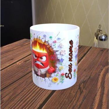 Imagem de Caneca Porcelana Divertidamente 2 Personalizada com Seu Nome Efeito 3D