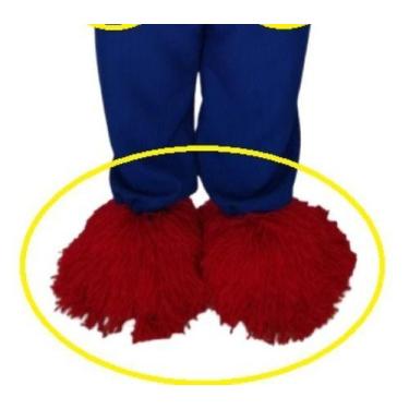 Imagem de Par De Pedaleira Adulto,trenzinho Da Alegria,todas As Cores - Palhaçar