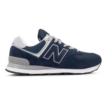 Imagem de Tênis New Balance 574 V2 Masculino, 42, Marinho, Cinza