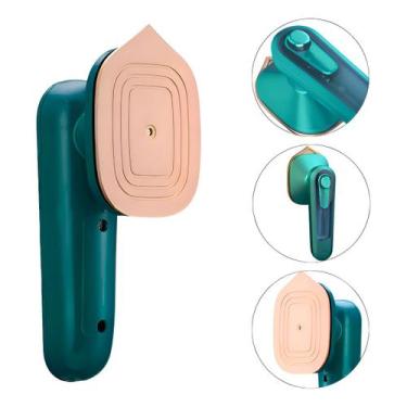 Imagem de Mini Ferro De Passar Portátil Para Viagem Cabe Mala Roupa Cor - MINI F