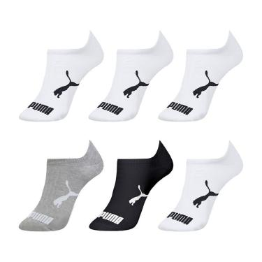 Imagem de Kit 6 Pares de Meias Puma Sapatilha Esportiva Masculino