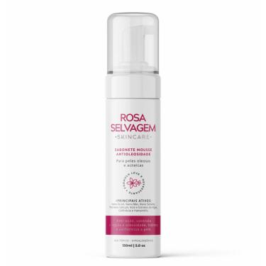 Imagem de Rosa Selvagem Sabonete Facial Mousse Pele Oleosa e Acneica 150ml
