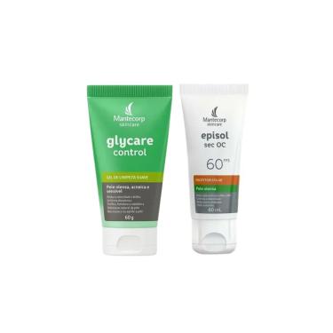Imagem de Mantecorp Kit Episol Sec OC Protetor Solar Facial FPS60 60g + Gel de Limpeza 60g