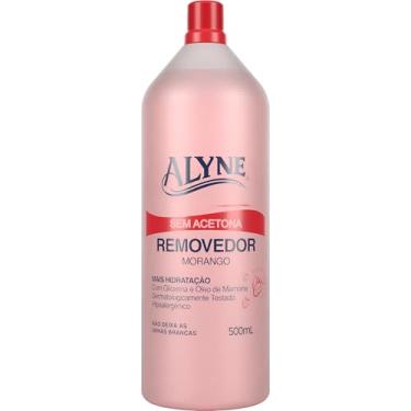 Imagem de Alyne, Removedor Sem Acetona Morango, 500 ml, Vermelho