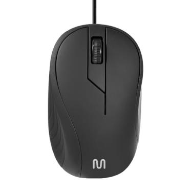 Imagem de Mouse com Fio Wave Textura Emborrachada Cabo de 130cm Multi - MO222