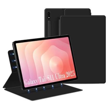 Imagem de QYiiD Capa magnética para Galaxy Tab S11 Ultra 2025 de 14,6 polegadas com suporte S-Pen, capa magnética leve e fina com hibernar/despertar automático para Samsung Tab S11 Ultra 5G SM-X936B/SM-X930