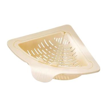 Imagem de AFXGUSD Filtro coletor de lixo para pia de cozinha, multifuncional para resíduos de alimentos, cesto de drenagem fácil de limpar, coletor de alimentos de, Bege