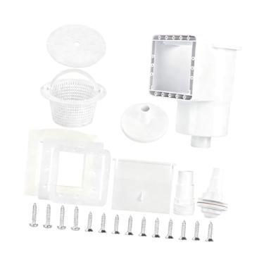 Imagem de Generic Skimmer de piscina de solo com acessórios boca larga conjunto de limpeza de piscina