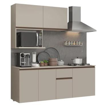 Imagem de Armário de Cozinha Compacta 180 cm Suspensa Crema Nice Madesa 03