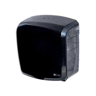 Imagem de Dispenser Para Papel Higiênico Rolão Preto E Branco Elisa