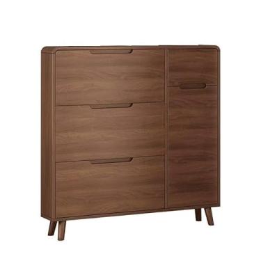 Imagem de hezhuhe2258 Banco de sapato, armário de sapatos de grande capacidade, balde de porta doméstica, hall de entrada simples para entrada