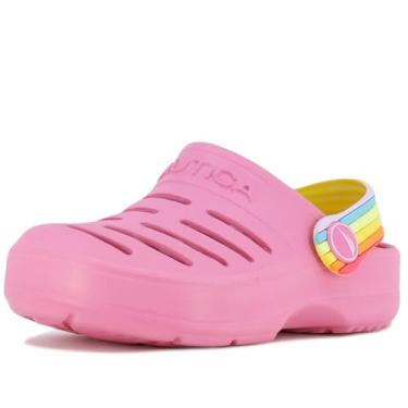Imagem de Nautica Sandálias esportivas infantis, sapatos aquáticos atléticos para praia - River Edge|meninos - meninas | (bebê/criança pequena/criança grande), Morning Glory Rainbow, 9 Toddler