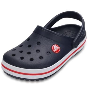 Imagem de Sandália Crocband, Crocs, Criança Unissex, Navy/Red, 32