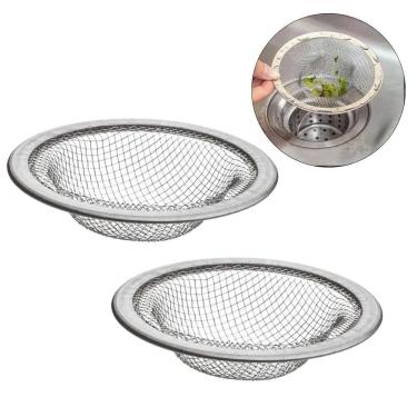 Imagem de Ralinho Japonês Para Pia Lavatório Tanque Inox Médio 02 Un