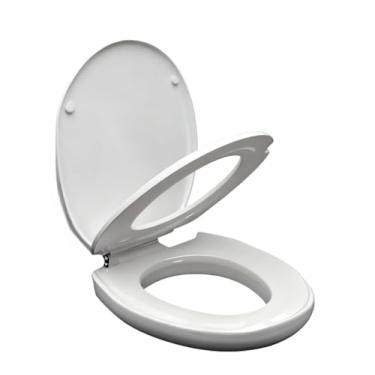 Imagem de Assento Elevado Sanitário Almofadado Tampa 7,5 Cm Cor Branco