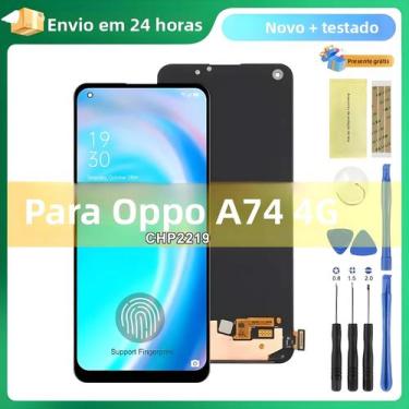 Imagem de Tela LCD De 6,43 Polegadas Para Oppo A74 4G, Conjunto De Digitador Tou