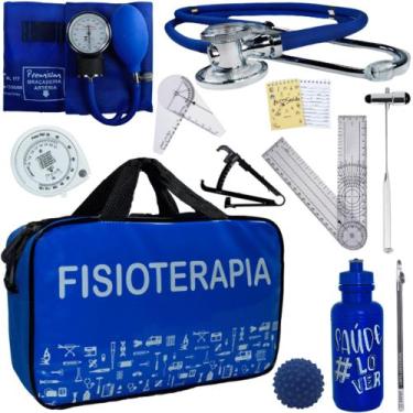 Imagem de Kit Fisioterapia Fita Imc Goniometro Grande Pequeno Fisio - Love Saude