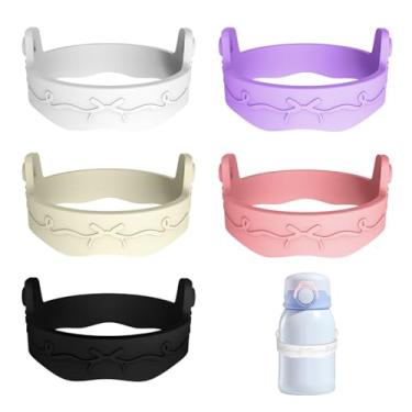 Imagem de Dexprosy Anel de garrafa de água - Suporte de silicone para lingas e alça, para garrafa Owala, viagens e uso ao ar livre