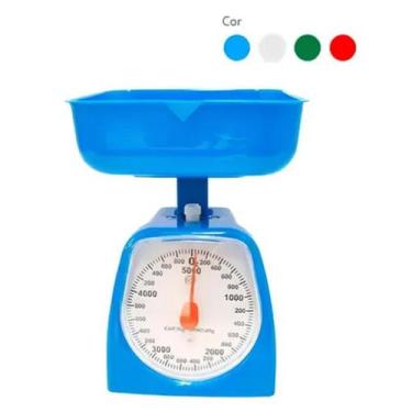 Imagem de Balança de Cozinha Analógica Retrô com Ponteiro Capacidade até 5kg - m