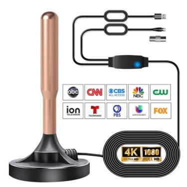 Imagem de Antena de TV EXQULIFE 2025 interna/externa 550 milhas de alcance 4K
