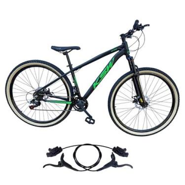 Imagem de Bicicleta Ksw Xlt Aro 29 21v Freios Hidraulico Pneu Faixa Amarelo, Pre