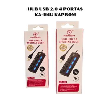 Imagem de Hub usb 4 portas 2.0 KA-H4U KAPBOM