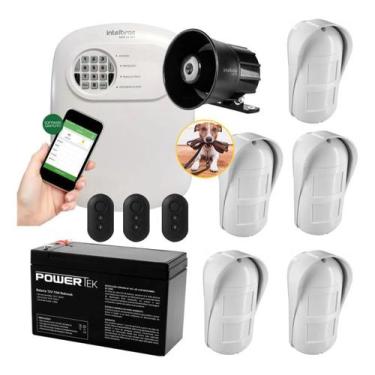 Imagem de Kit Alarme Anm 24 Net Intelbras 5 Sensores Presença Externo