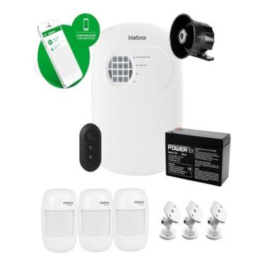 Imagem de Kit Alarme Acesso Via Aplicativo Celular Anm 24 Net 3 Sensor - INTELBR